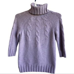 Gap turtle neck purple sweater. Size small.